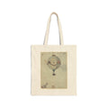 Hot Air Balloon Canvas Tote Bag Whimsical Victorian French Illustration