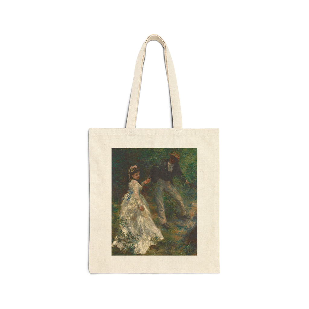 Canvas Tote Bag with The Promenade by Renoir